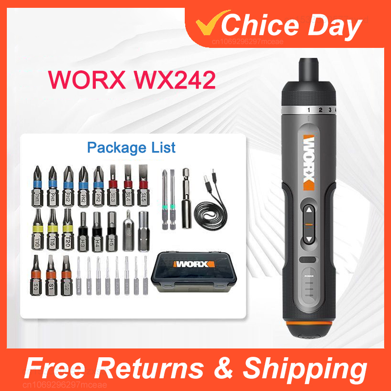 Smart Home Micro Bit - Worx 4V Mini Elektrische Schroevendraaierset WX242