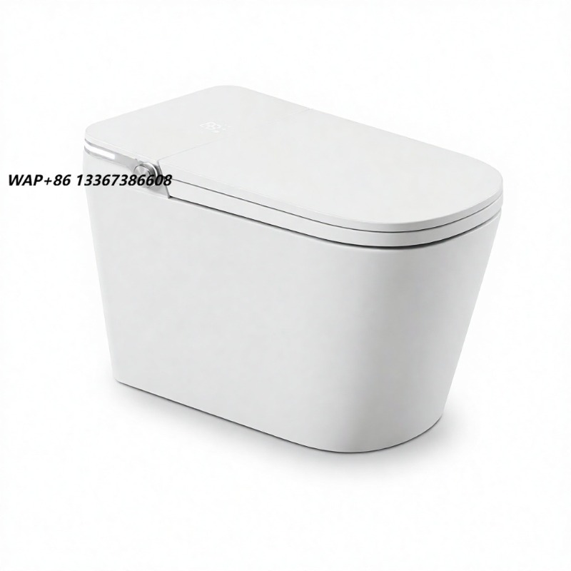 Smart Home Hotel - Wit slim toilet met vierkante kom,