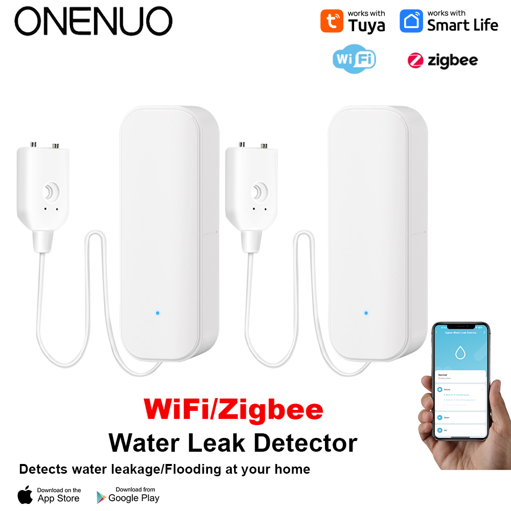 Smart Home Automation System - WiFi/Zigbee Watersensor Tuya Lekkage Alarm Overstromingslekdetector