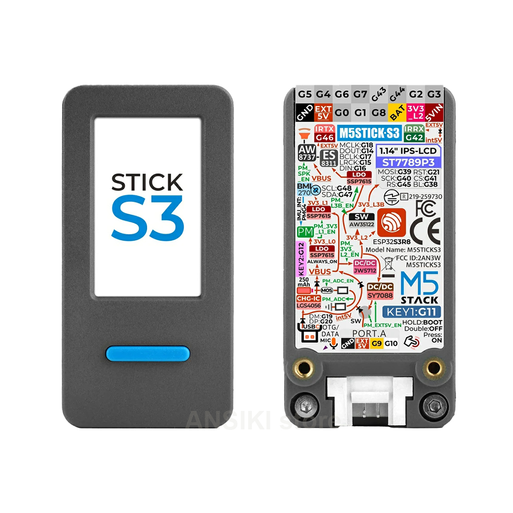 Smart Home Kits - M5Stack M5StickS3 ESP32-S3 IoT-ontwikkelkit Draagbaar met