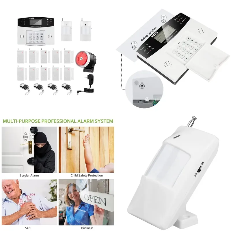 Smart Home Kits - Huisinbraakalarmset Auto Dial 120dB Sirene Afstandsbediening