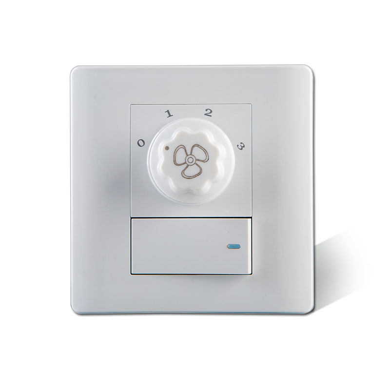 Smart Home Ventilation System - Plafondventilatorregeling 3 Versnellings Schakelaar Stopcontact Wandpaneel
