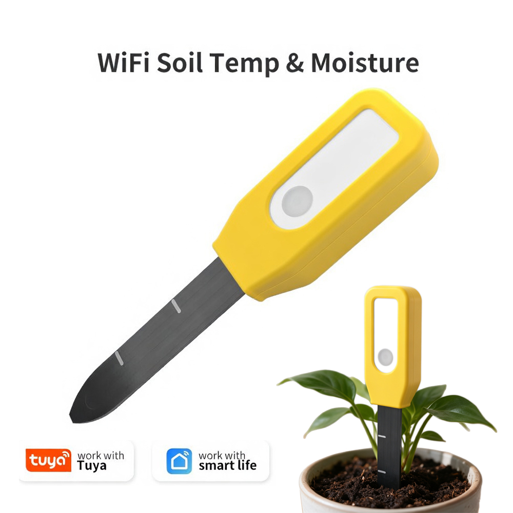 Smart Home Automation System - YFK Tuya WiFi Bodemtemperatuur- en vochtigheidssensor