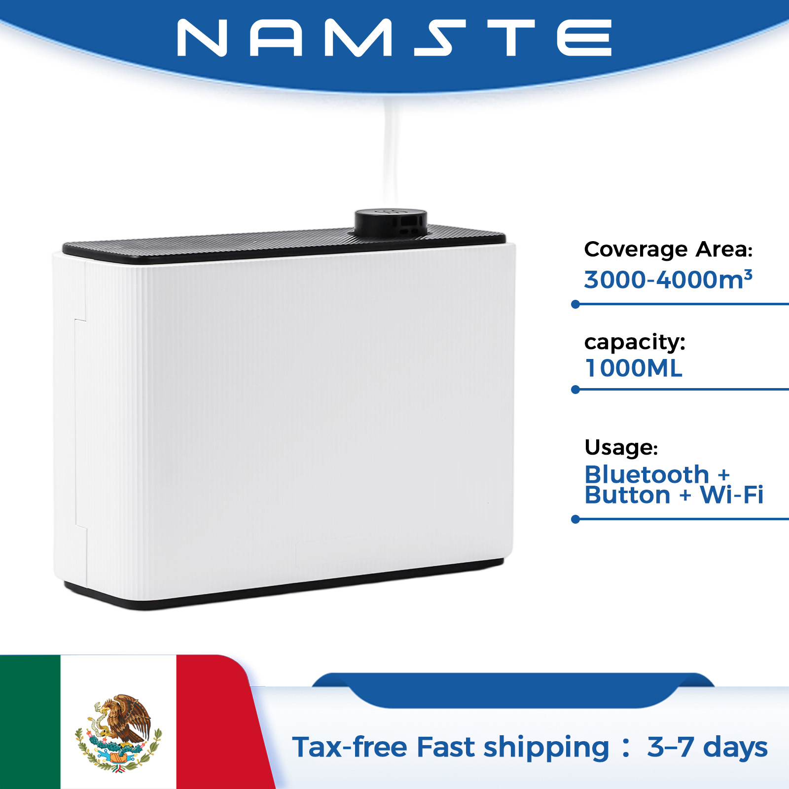 Smart Home Hotel - NAMASTE 1000ML Geurverspreider Slimme geurmachine voor