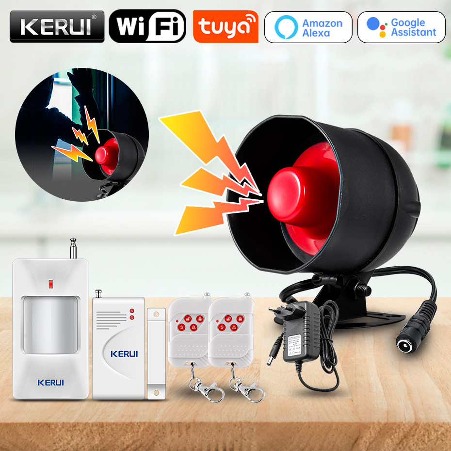 Smart Home Automation System - CORINA Tuya Smart WIFI Draadloos Alarmsysteem