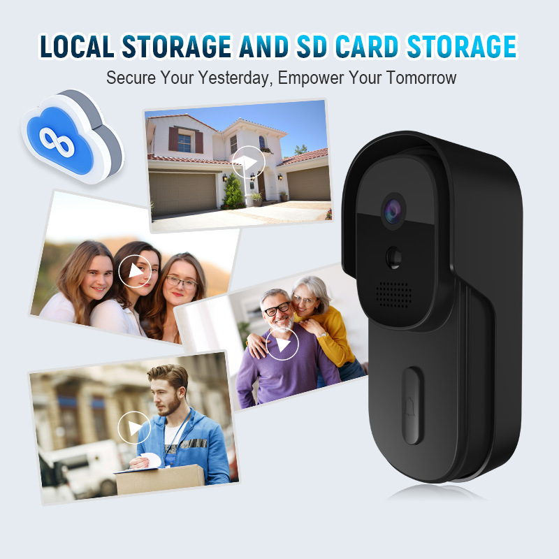 Smart Home Cctv Camera - Tuya Video Deurbel 2MP Waterdicht 1080P