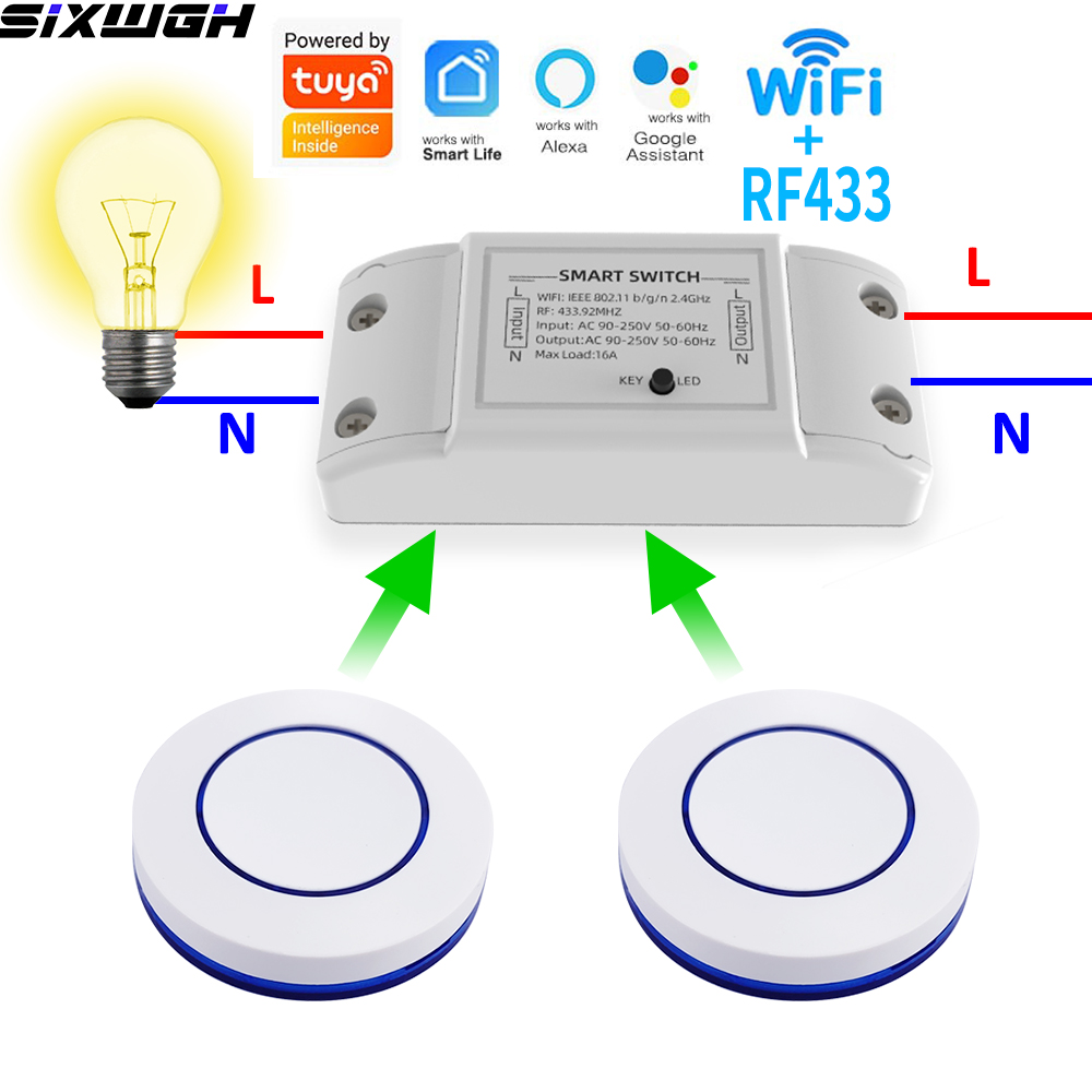 Smart Home Yale - 16A WiFi Tuya Smart Switch Draadloze