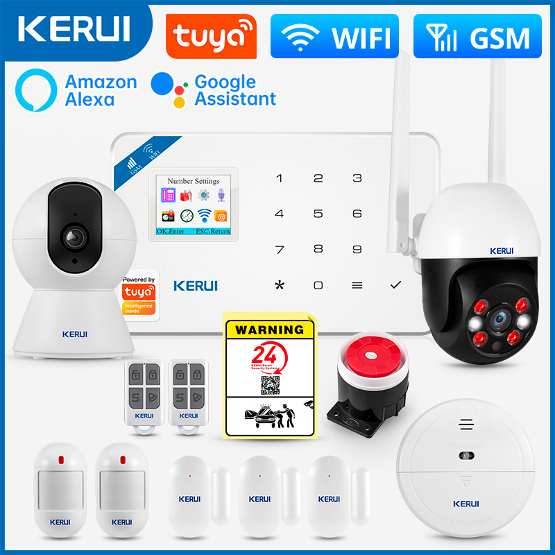 Smart Home Cctv Camera - KERUI W181 Alarmsysteem Beveiliging Thuis WIFI