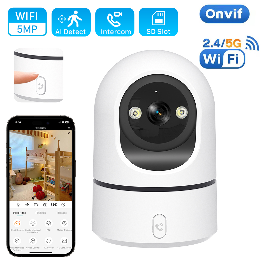 Smart Home Cctv Camera - Smart Home 5MP IP Camera WiFi