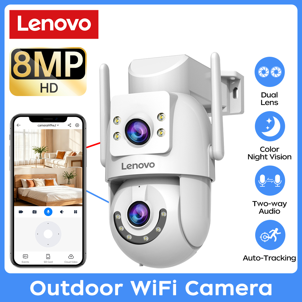 Lenovo 8MP Outdoor Surveillanc - Smart Home Cctv Camera recensie en prijs