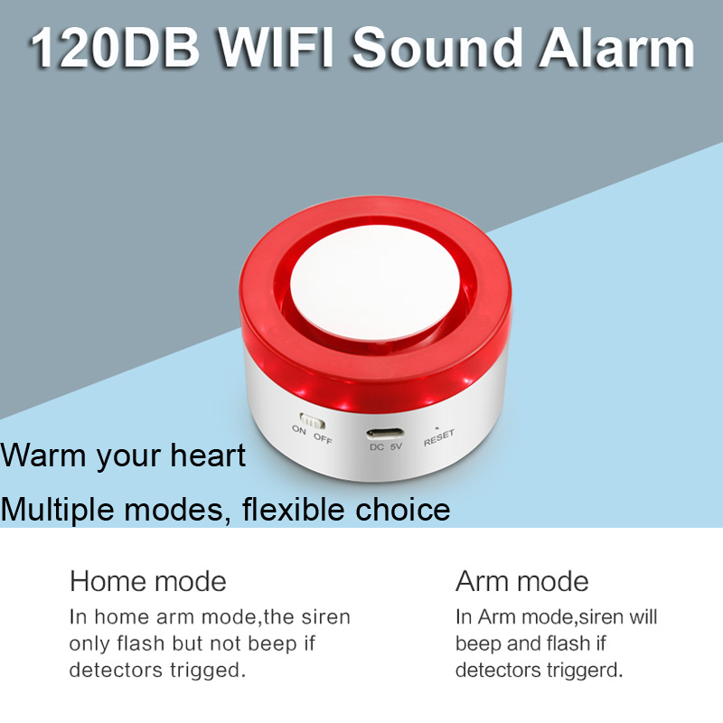 WiFi Tuya Alarmsysteem 120DB D - Smart Home Automation System recensie en prijs