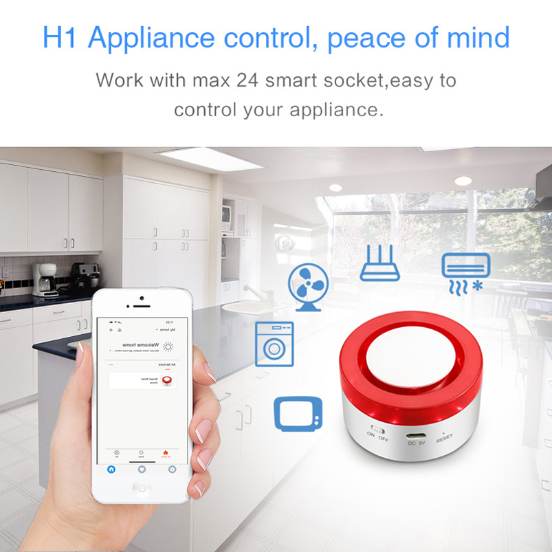 WiFi Tuya Alarmsysteem 120DB D - Smart Home Automation System recensie en prijs