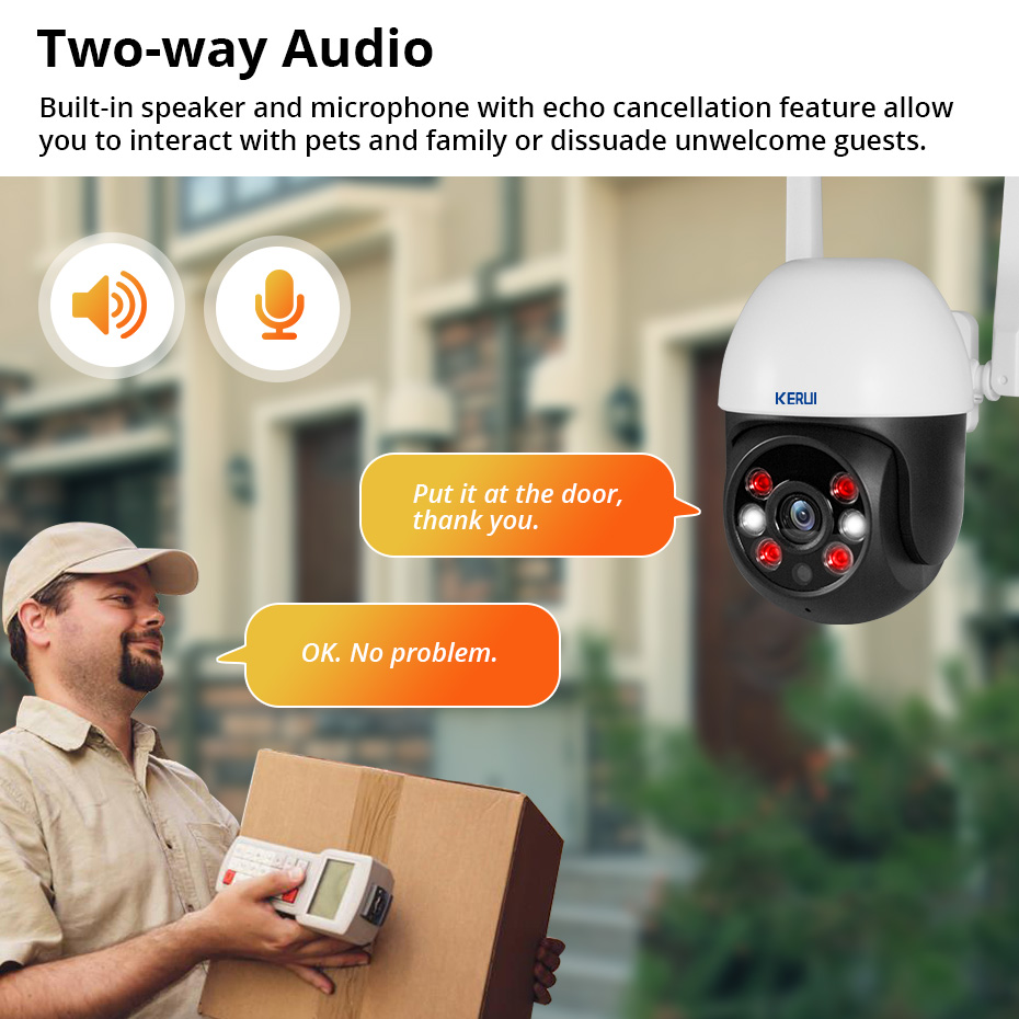 KERUI 5MP IP-camera ondersteun - Smart Home Cctv Camera recensie en prijs