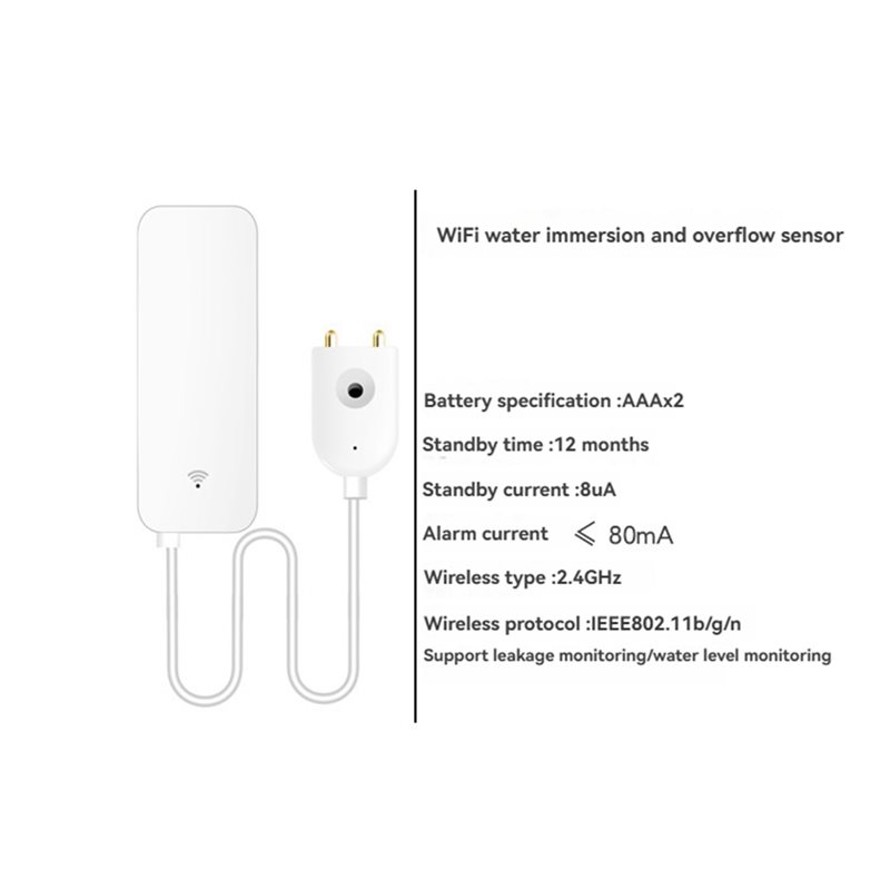 DTEN-Tuya WIFI slimme waterlek - Wifi Water Sensor recensie en prijs