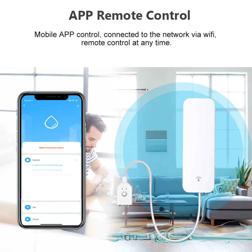 ZigBee WiFi Waterleksensor Ove - Wifi Water Sensor recensie en prijs