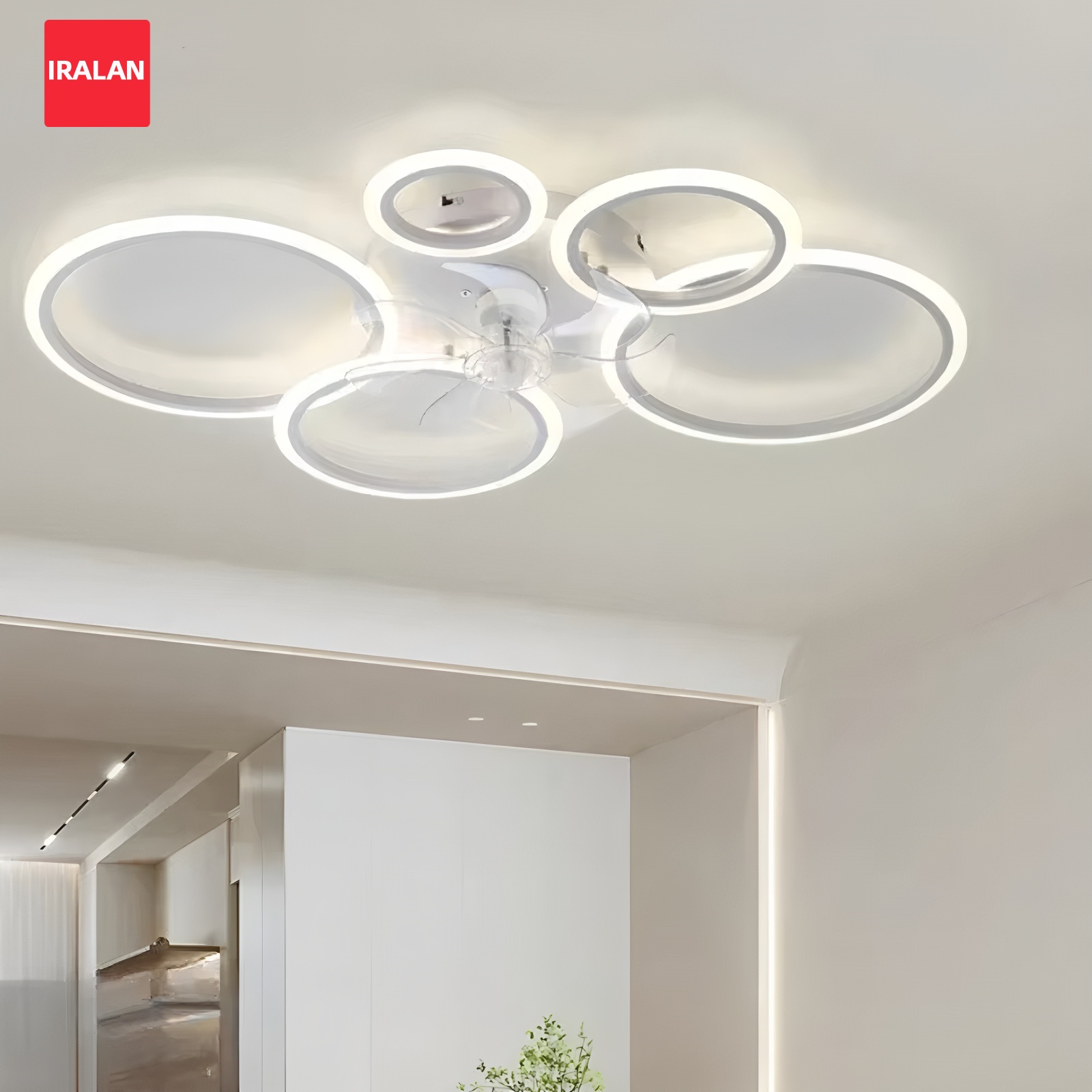 Ring-plafondventilator met LED - Smart Home Ventilation System recensie en prijs
