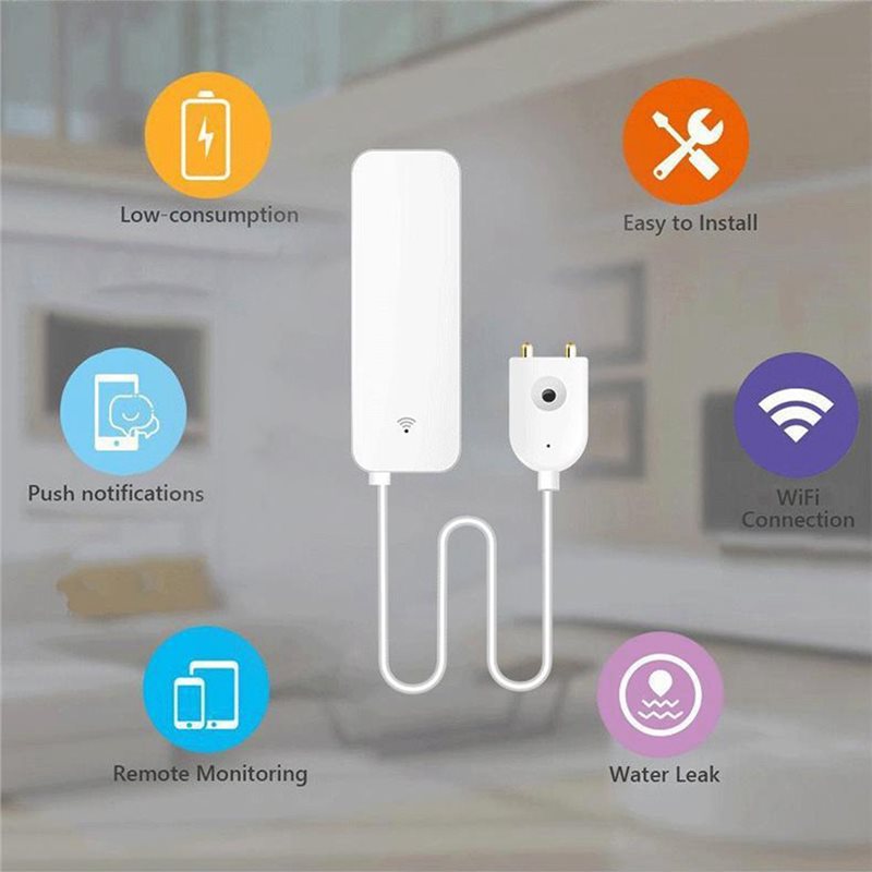 SYW-Tuya WIFI Wateroverloopala - Wifi Water Sensor recensie en prijs