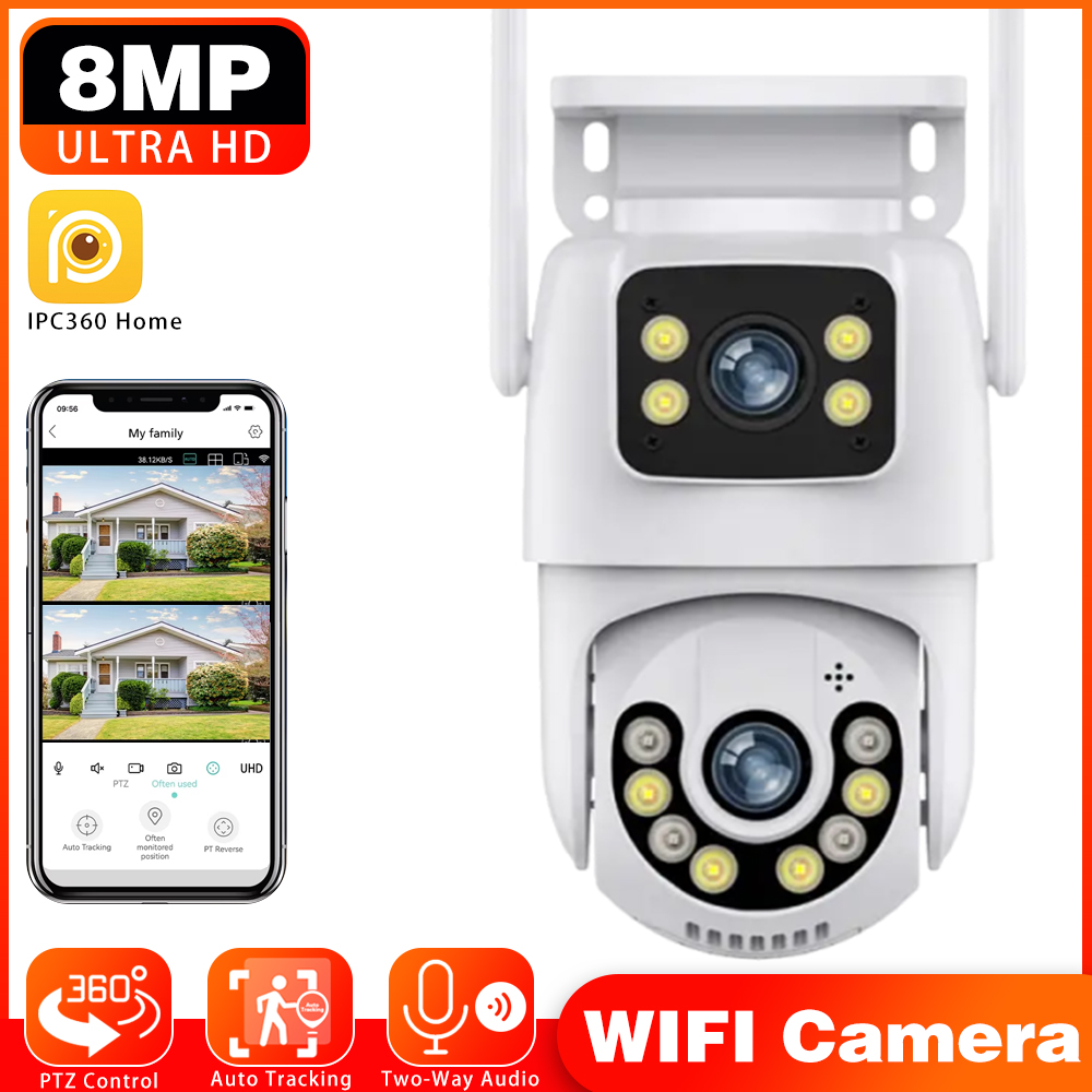 8MP IPC360 Thuis WIFI IP-camer - Smart Home Cctv Camera recensie en prijs