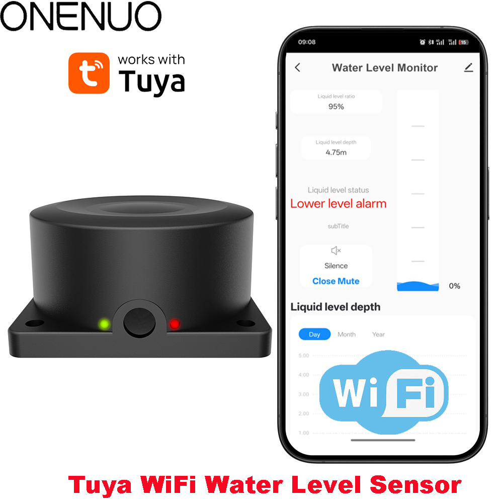 ONENUO Vloeistofniveausensor O - Wifi Water Sensor recensie en prijs