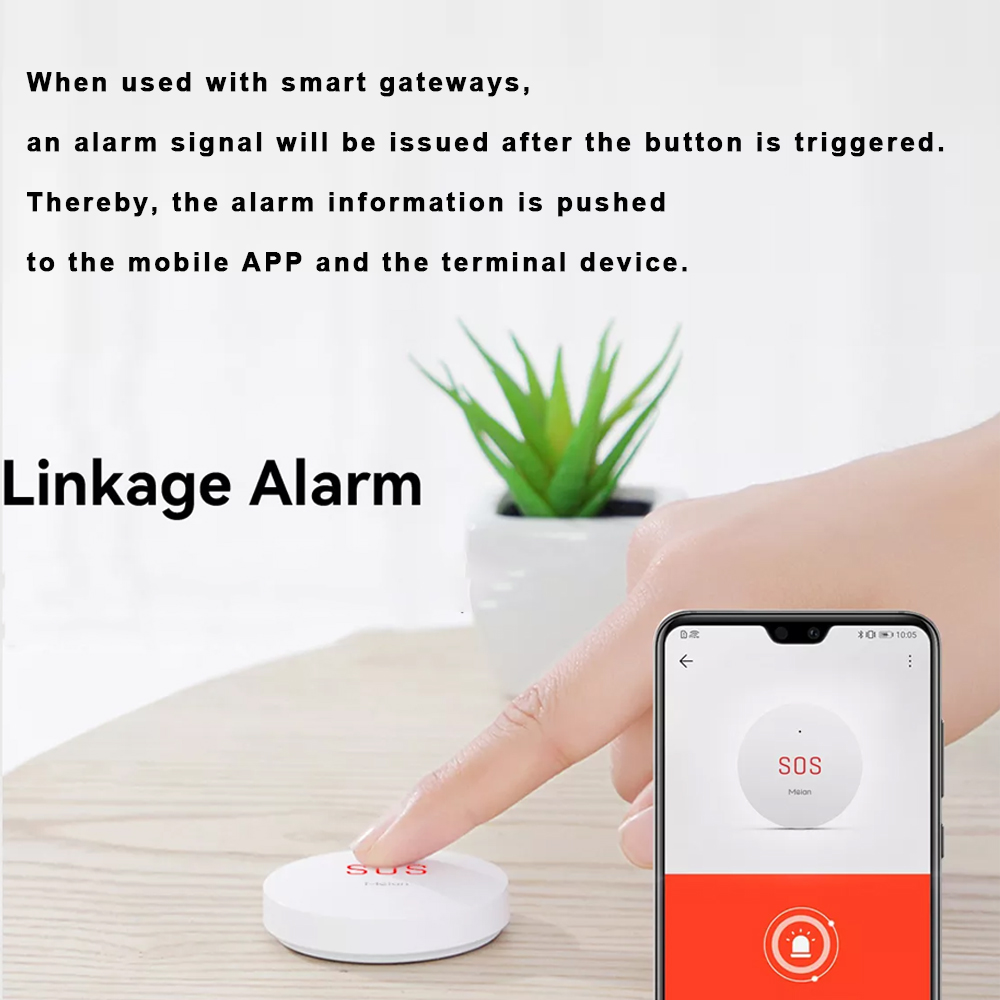 Zigbee Tuya Sos Emergency Knop - Smart Home Automation System recensie en prijs