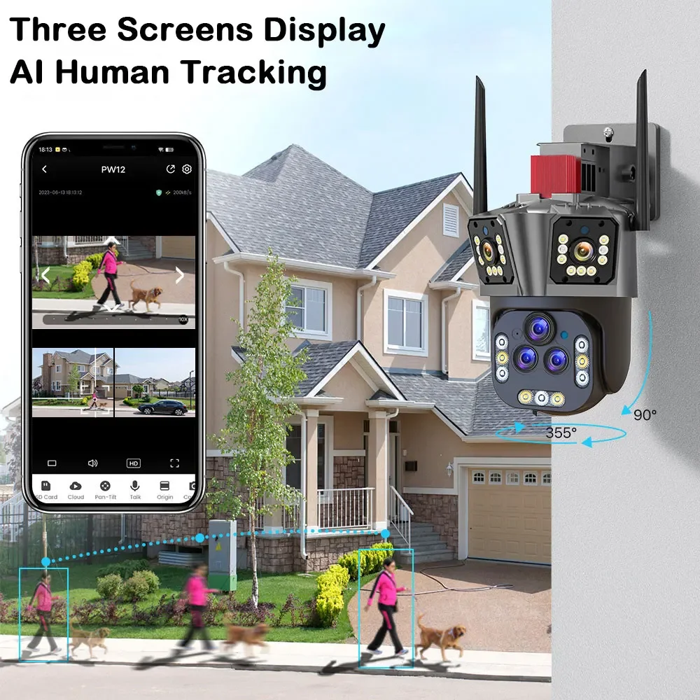 Ultra 20mp 10K Wifi Ptz Contro - Smart Home Cctv Camera recensie en prijs