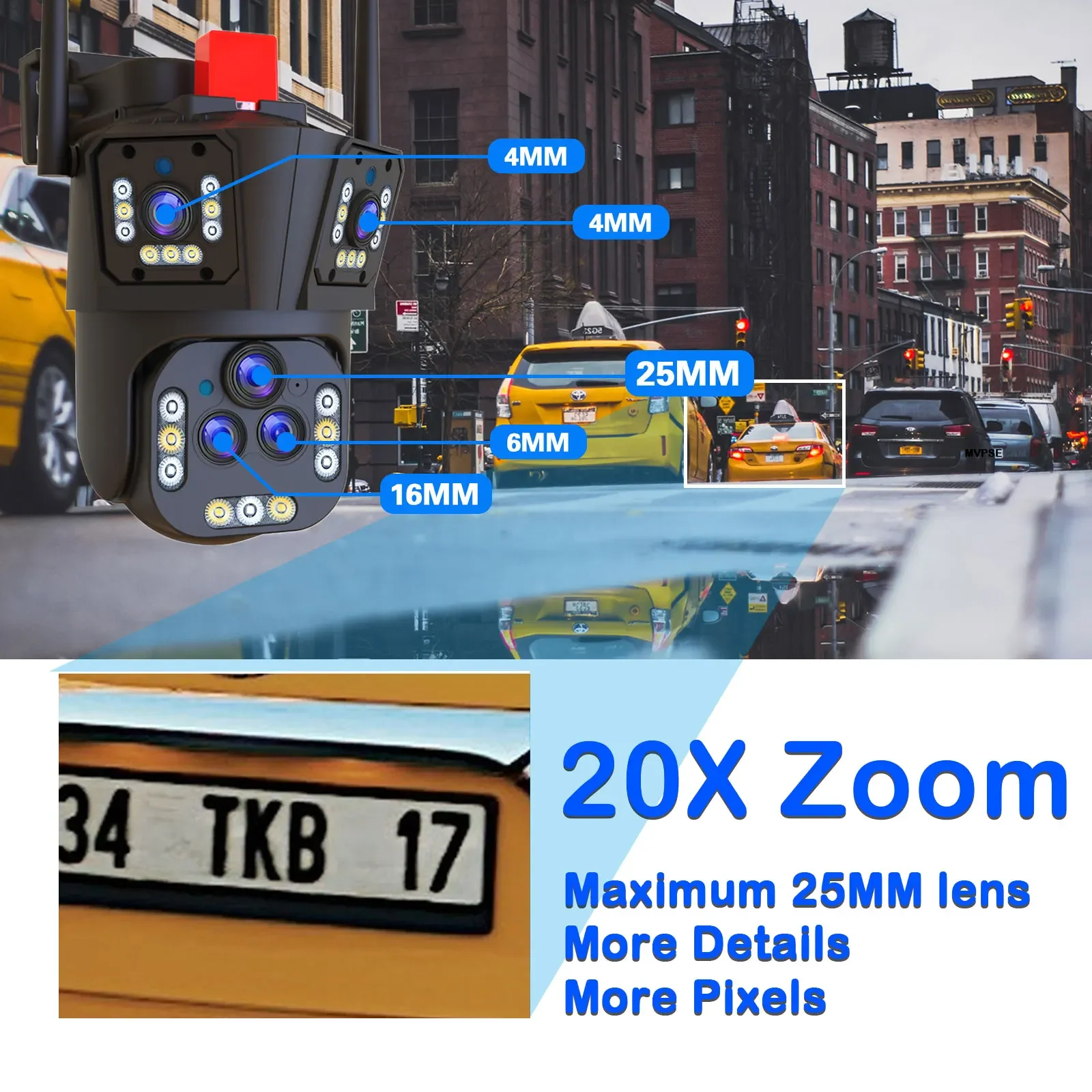 Ultra 20mp 10K Wifi Ptz Contro - Smart Home Cctv Camera recensie en prijs