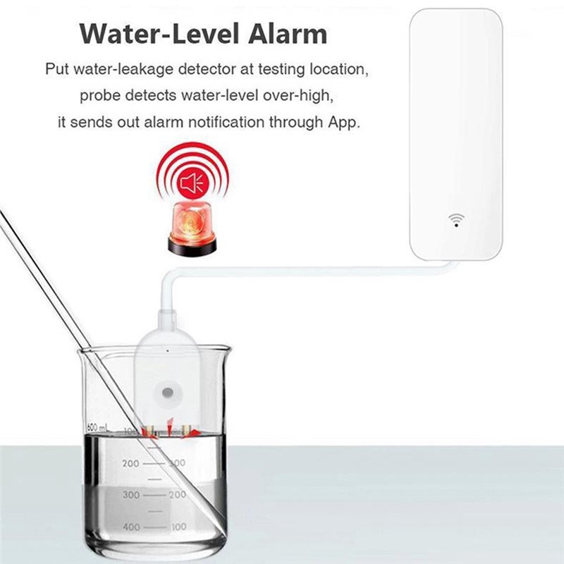 SOFT-Tuya WIFI slimme waterlek - Wifi Water Sensor recensie en prijs