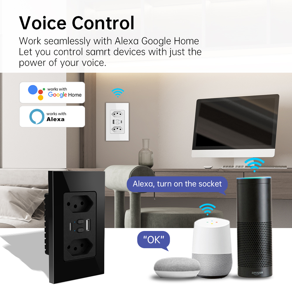 MANHOT Wifi Smart Brazil Socke - Smart Home Yale recensie en prijs