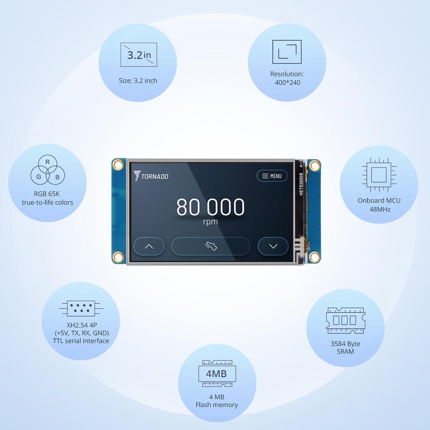 NX4024T032 UART HMI Smart LCD  - Smart Home Raspberry Pi recensie en prijs