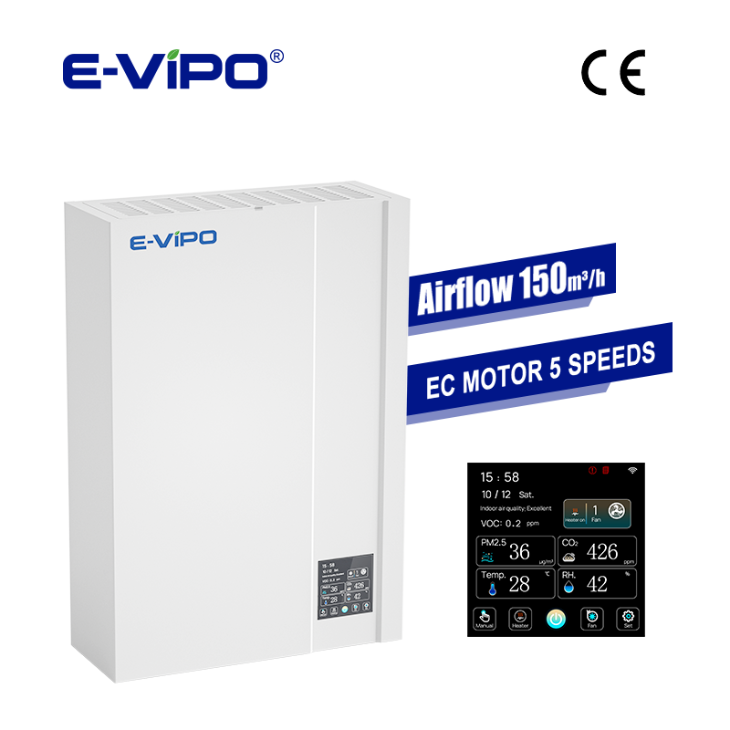 Wandgemonteerd ERV Smart WiFi- - Smart Home Ventilation System recensie en prijs