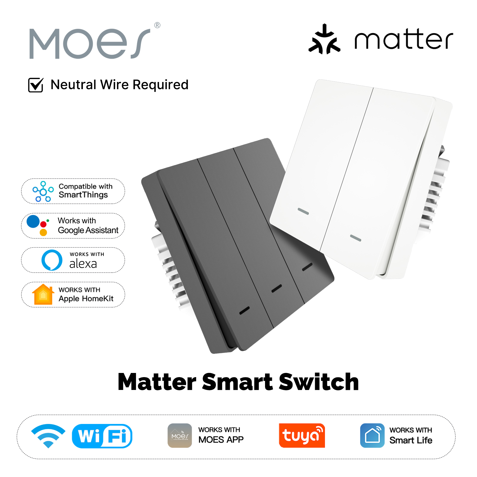 MOES Matter Tuya WiFi Smart Li - Smart Home Kits recensie en prijs