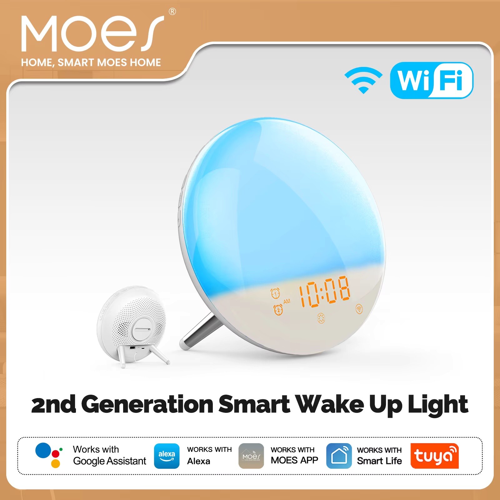 MOES WiFi Smart Lichtwekker me - Smart Home Simulation recensie en prijs